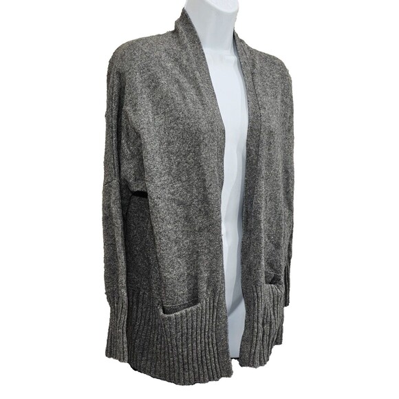 J.Crew Womens Cardigan Wool Cashmere Sweater Pockets Gray Coastal Grandma Size S - Picture 6 of 12
